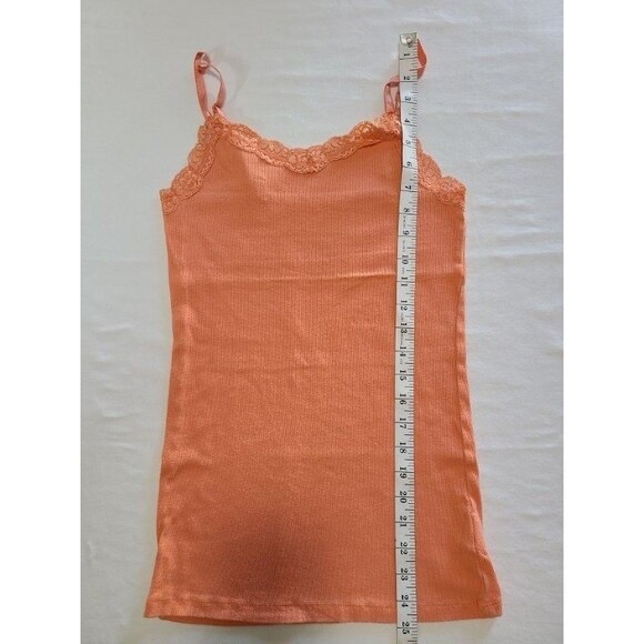Jeans by Buffalo Orange Camisole & Lace Crop Top Set Size S 2-Piece Layered - Picture 7 of 11